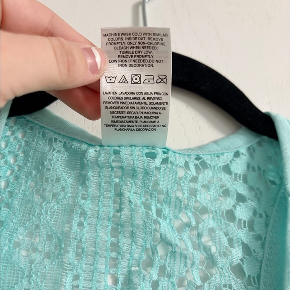 Disney Aqua Tank Top with Pink Mickey Mouse - Picture 8 of 8